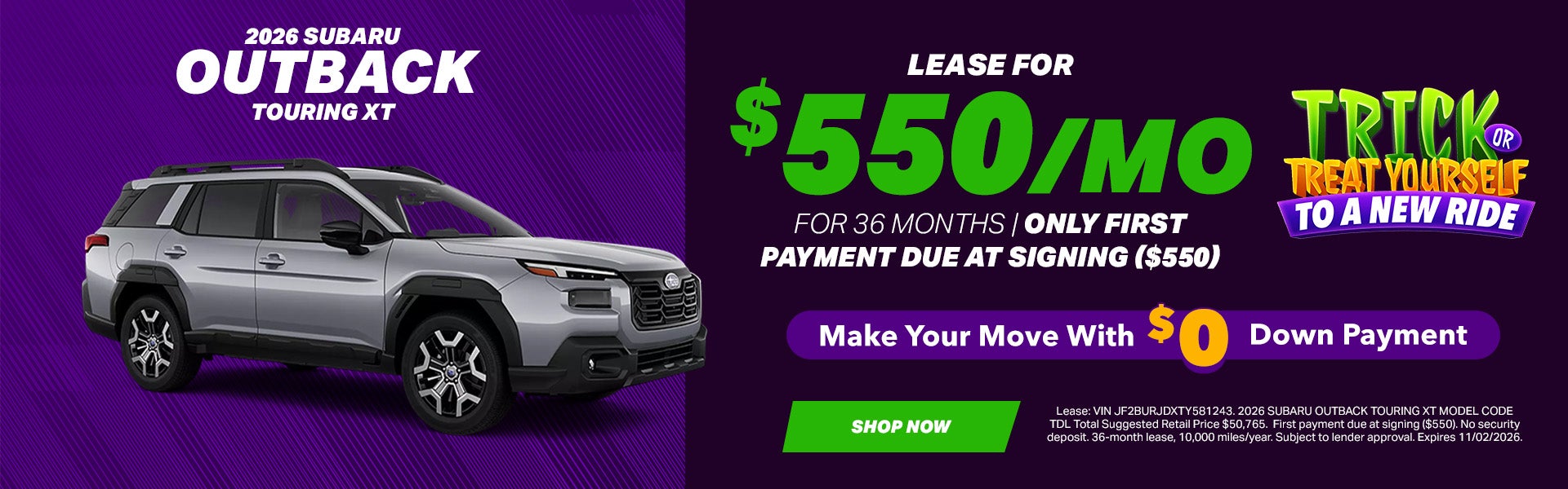 New Outback Offer